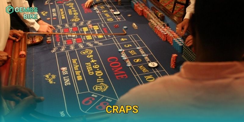 Craps Gem88 – Trò Chơi Xúc Xắc Đầy Kịch Tính Dành Cho Dân Cá Cược