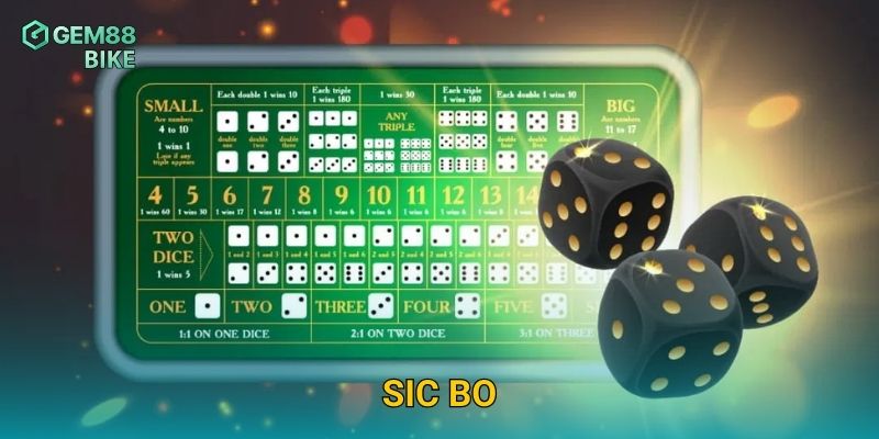 Sic Bo Gem88 – Trải Nghiệm Xúc Xắc Ba Viên Với Tỷ Lệ Thưởng Cực Cao